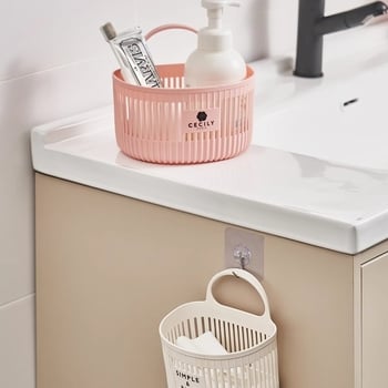 Zidni viseći kuhinjski organizator za skladištenje luka, češnjaka i đumbira — Materijal: Plastika, Model: Cyi-7720, Marka: Qiwang, Lansiranje 2024