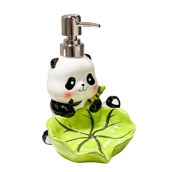 Керамична бутилка за дезинфекция на ръце с механизъм за натискане, глазуриран дизайн, стил лайт люкс, подходяща за баня и гел за душ