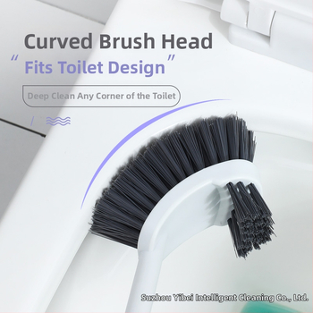 Toaletný štetec, s dlhou rúčkou, na stenu, plast, 0,16 kg, 1 ks