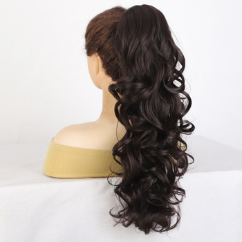 Koni wig za žene – clip-on, europski/američki stil, velike valovite kovrče, duga kosa