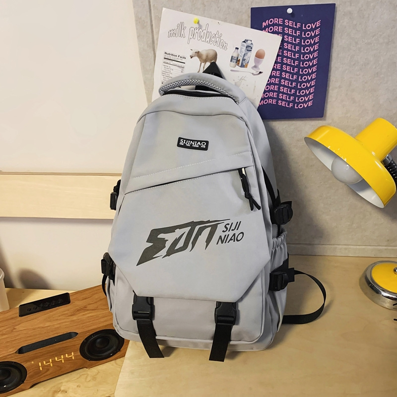 Uniszex vízálló Oxford anyagú hátizsák, utcai stílus, 15 hüvelykes laptophoz, kapacitás 20 L alatt, utazások szabadidejére