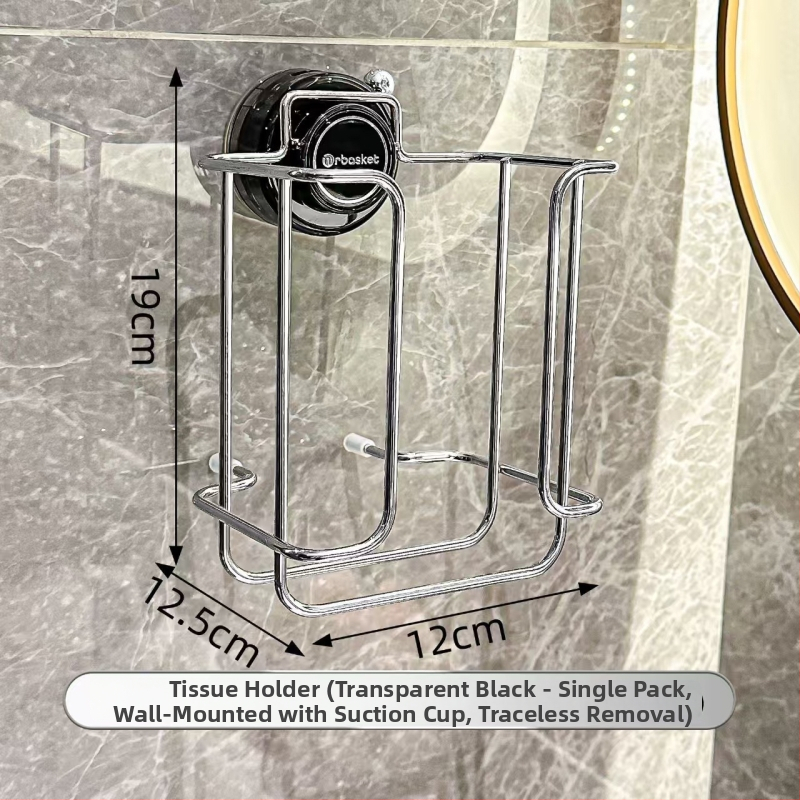 Nástenný stojan na vlhké vreckovky a toaletný papier • nerezová oceľ • elektroplátovaná povrchová úprava • štvorcový dizajn • moderný minimalistický štýl