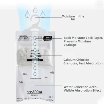 Kārājams mitruma absorbējošs maisiņš – CSDAI, Pengyi – Mājas desikants, iepakojumā