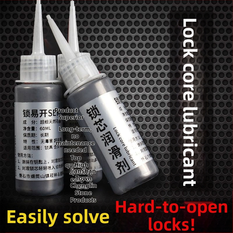 Grafito miltelių tepalas spynoms durims — ultrafin grafito milteliai namų apsaugai