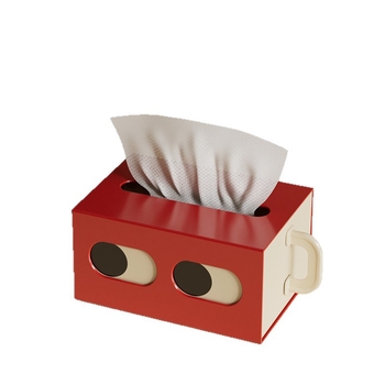 Cutie de șervețele, tip sertar, birou, plastic, organizator multipurpose, potrivită pentru mașină, living și baie, pachet de 10 buc.
