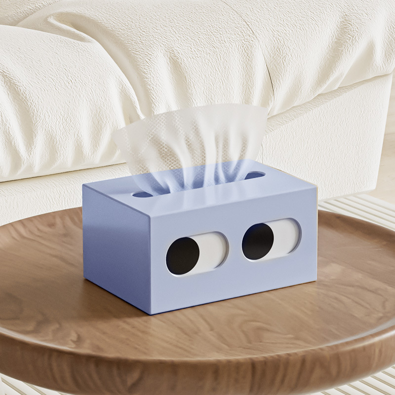 Cutie de șervețele, tip sertar, birou, plastic, organizator multipurpose, potrivită pentru mașină, living și baie, pachet de 10 buc.