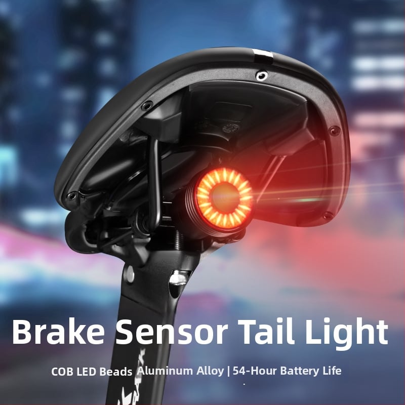 Stražnje svjetlo za bicikl s pametnim senzorom kočnice, indikator punjenja, za cestovne i MTB bicikle