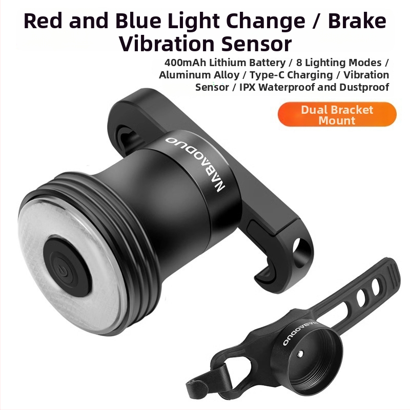 Stražnje svjetlo za bicikl s pametnim senzorom kočnice, indikator punjenja, za cestovne i MTB bicikle