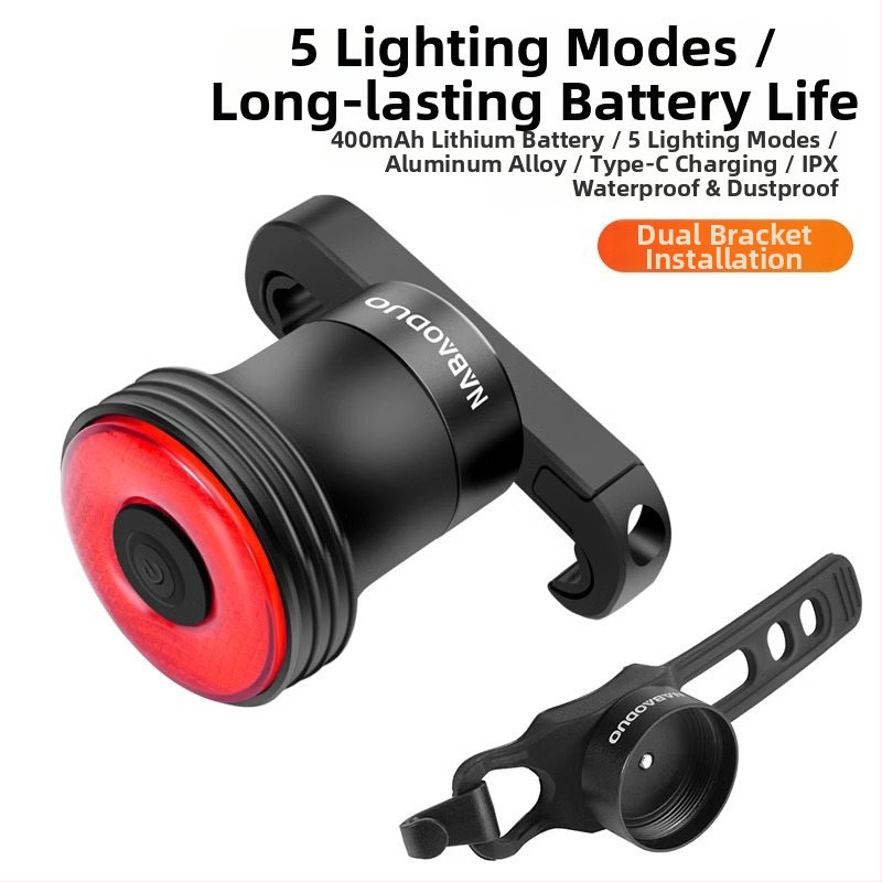 Stražnje svjetlo za bicikl s pametnim senzorom kočnice, indikator punjenja, za cestovne i MTB bicikle