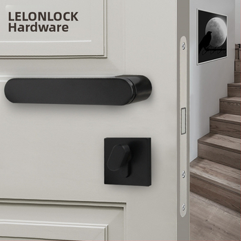 Korpus zámku z nehrdzavejúcej ocele, model RML-35, neviditeľná magnetická jazýček, rozstup otvorov 55×72 mm, vhodný pre drevené dvere