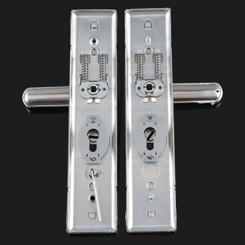 Rozsdamentes acél ajtózár fogantyú - lopás elleni biztonsági fogantyú bejárati ajtókhoz, univerzális páncél dizájn (Anyag: Rozsdamentes acél; Modell: Rozsdamentes acél fogantyú; Alkalmazási terület: Biztonsági ajtók/bejárati ajtók; Stílus: Új kínai stílus)