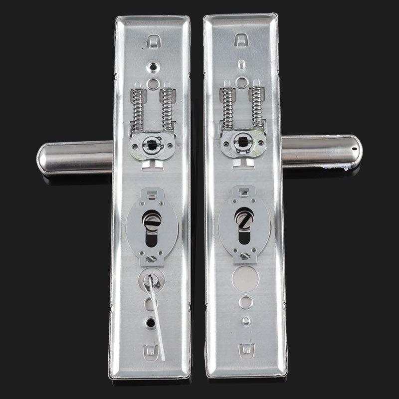 Rozsdamentes acél ajtózár fogantyú - lopás elleni biztonsági fogantyú bejárati ajtókhoz, univerzális páncél dizájn (Anyag: Rozsdamentes acél; Modell: Rozsdamentes acél fogantyú; Alkalmazási terület: Biztonsági ajtók/bejárati ajtók; Stílus: Új kínai stílus)