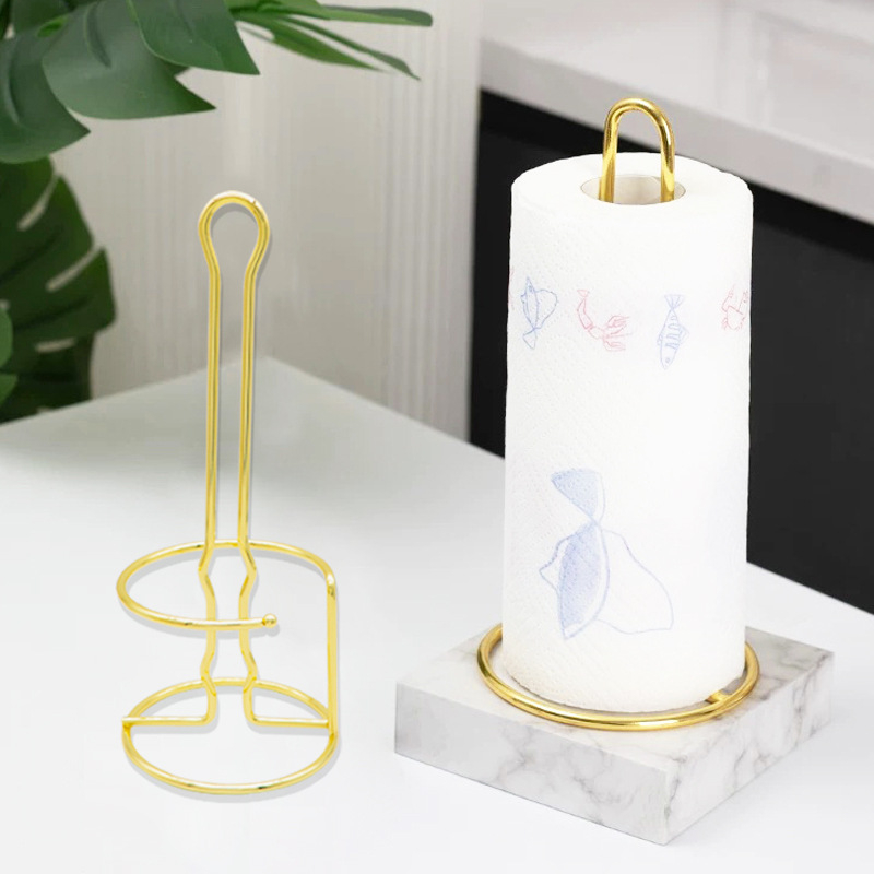 Függőleges fém törlőpapír tartó, nordic stílusú, konyhai asztalhoz, modell XJ-6358, multifunkcionális