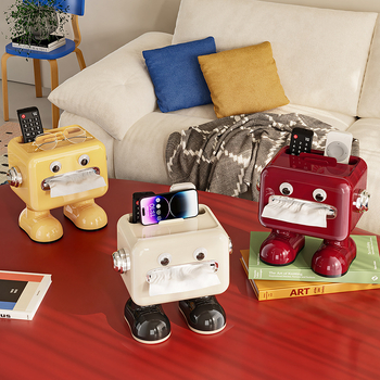 Laudade salvrätikute kasti flip-lukuga, plastikust mitmeotstarbeline hoidik, veekindel, elutoa jaoks