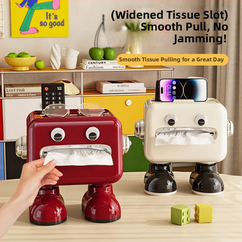 Laudade salvrätikute kasti flip-lukuga, plastikust mitmeotstarbeline hoidik, veekindel, elutoa jaoks