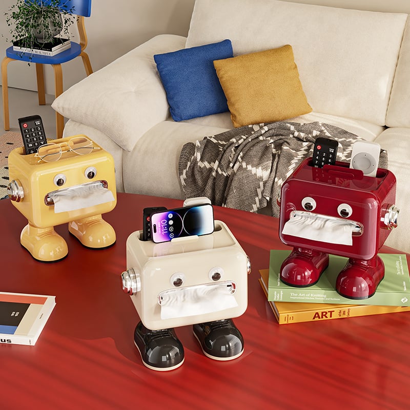 Laudade salvrätikute kasti flip-lukuga, plastikust mitmeotstarbeline hoidik, veekindel, elutoa jaoks