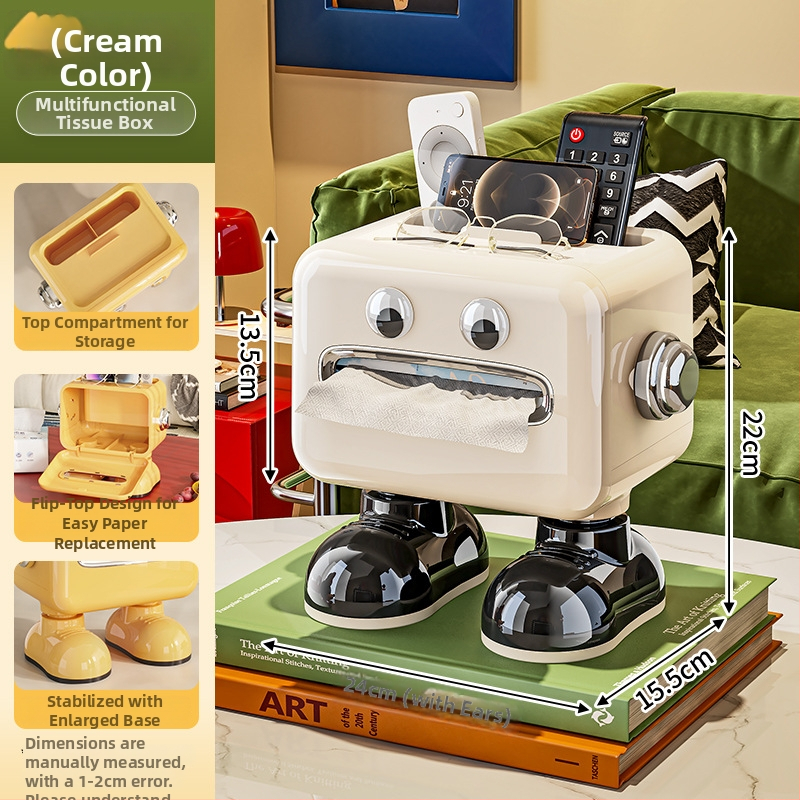 Laudade salvrätikute kasti flip-lukuga, plastikust mitmeotstarbeline hoidik, veekindel, elutoa jaoks