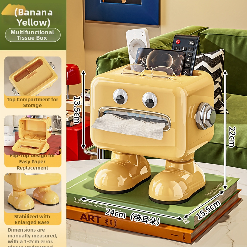 Laudade salvrätikute kasti flip-lukuga, plastikust mitmeotstarbeline hoidik, veekindel, elutoa jaoks