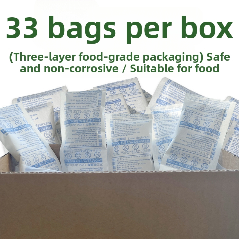 Lime džiovintuvo maišelis džiovinimui ir drėgmės kontrolei, 15 g, maišelyje, plokščias padėtis