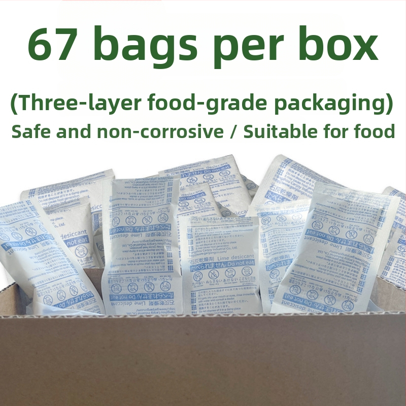 Lime džiovintuvo maišelis džiovinimui ir drėgmės kontrolei, 15 g, maišelyje, plokščias padėtis