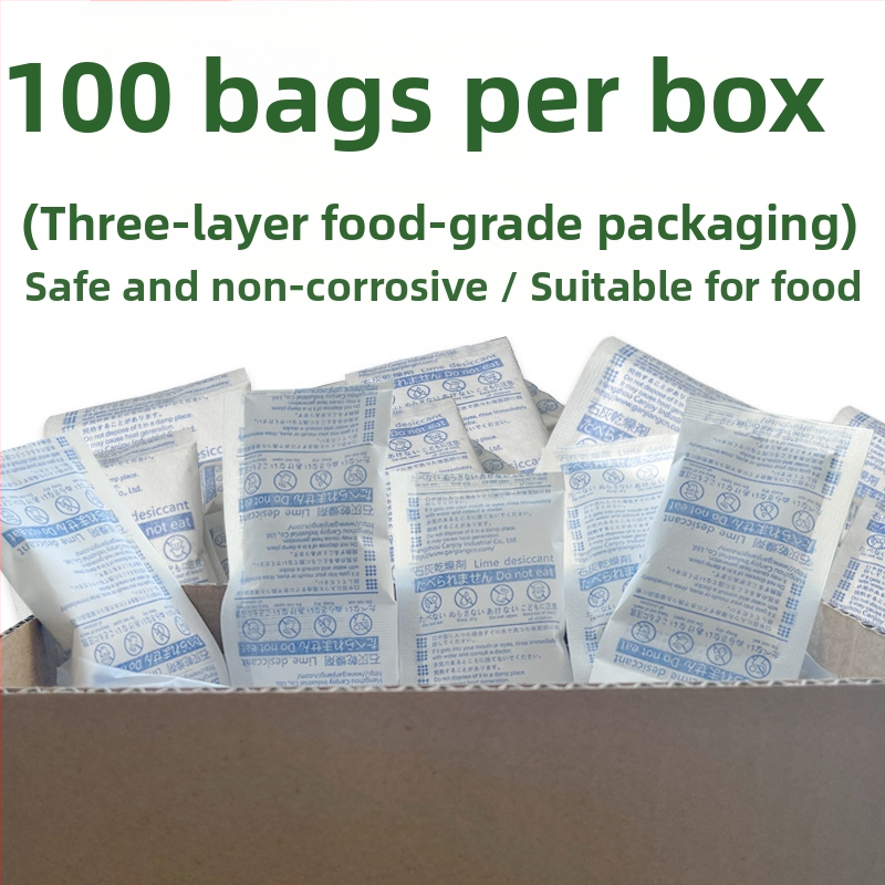 Lime džiovintuvo maišelis džiovinimui ir drėgmės kontrolei, 15 g, maišelyje, plokščias padėtis