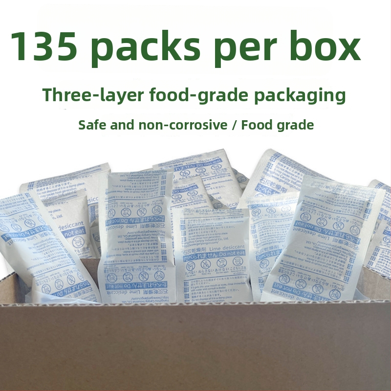 Lime džiovintuvo maišelis džiovinimui ir drėgmės kontrolei, 15 g, maišelyje, plokščias padėtis