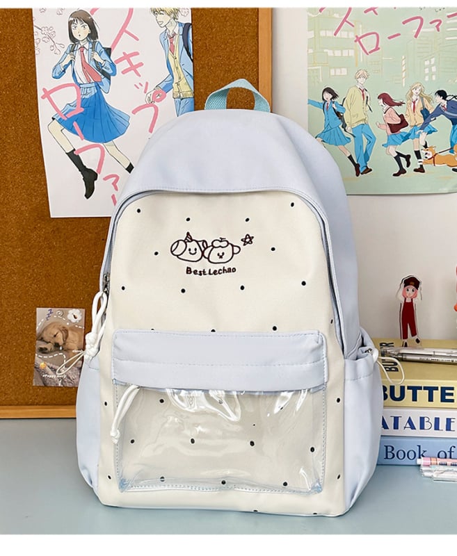 Tüdrukutele mõeldud jaapani stiilis kerge seljakott – suur mahutavus (Materjal: nailon; Mahutavus: kuni 20 L; Veekindel; Sobib 10-tollisele sülearvutile)