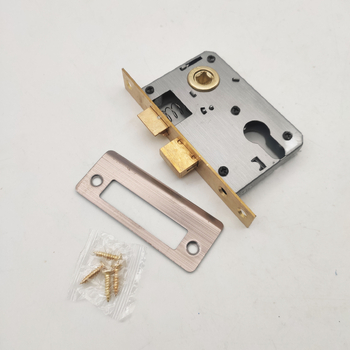 Telo zámku pre drevenú kliku dverí – meďové telo, 158 g, moderný dizajn, HX