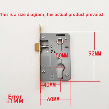 Telo zámku pre drevenú kliku dverí – meďové telo, 158 g, moderný dizajn, HX