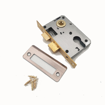 Telo zámku pre drevenú kliku dverí – meďové telo, 158 g, moderný dizajn, HX