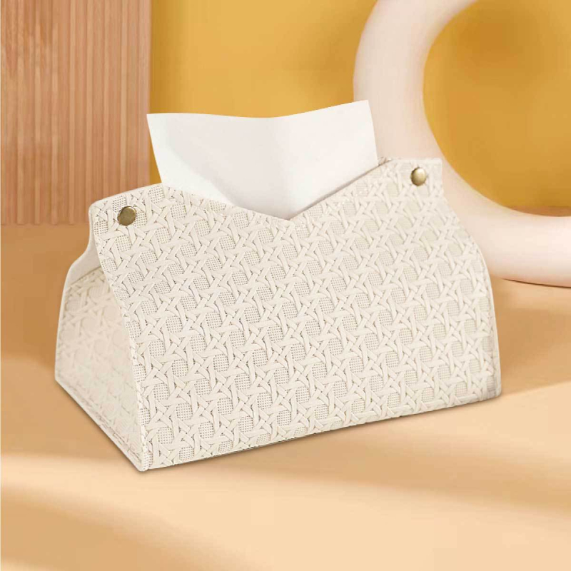 Cutie de șervețele PGZJ-1 — Piele; Potrivită pentru mașină, living și baie; Stil modern minimalist; Origine: Zhejiang