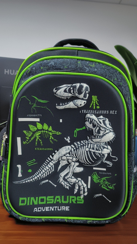 Карикатурна раница за ученици от началното училище — голям капацитет, Oxford материя, дишаща и водоустойчива, изключително лека, презрамки с въздушна възглавничка