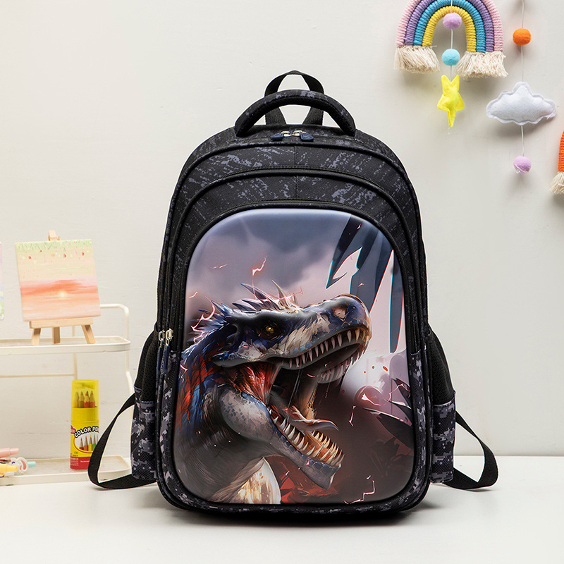 Карикатурна раница за ученици от началното училище — голям капацитет, Oxford материя, дишаща и водоустойчива, изключително лека, презрамки с въздушна възглавничка