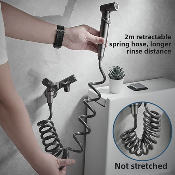 Toaletný sprej s uhlovým ventilom, meď, jednofunkčný, CE certifikát, možnosť prispôsobenia, montáž nie je zahrnutá