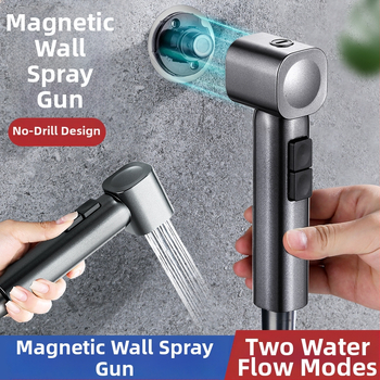 Душова пръскачка с кран 2-in-1, ABS корпус, функции пръскане и дъжд, въртяща се инсталация, електроплакиран покритие