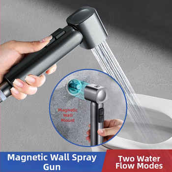 Душова пръскачка с кран 2-in-1, ABS корпус, функции пръскане и дъжд, въртяща се инсталация, електроплакиран покритие