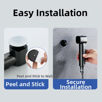 Душова пръскачка с кран 2-in-1, ABS корпус, функции пръскане и дъжд, въртяща се инсталация, електроплакиран покритие