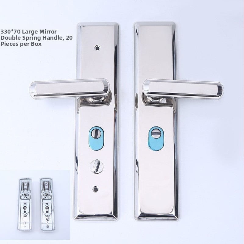 Julong nerūdijančio plieno durų rankenos skydelis, universalus taikymas, šiuolaikiškas minimalistinis stilius