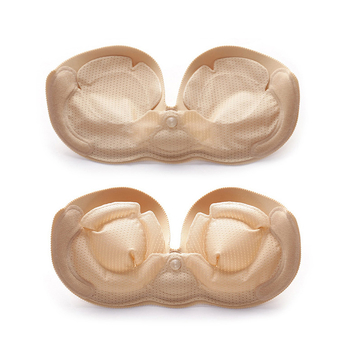 Jednodielna nafukovacia neviditeľná podprsenka pre malé prsia, push-up, bezšvový dizajn, odnímateľné dvojité ramienka, bočné zapínanie, nylon s elastanom, vhodný na svadobné šaty