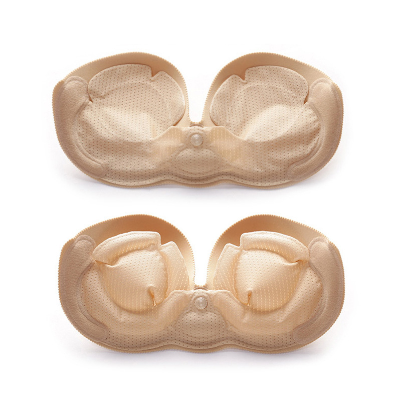 Μονοκόμματο φουσκωτό αόρατο σουτιέν για μικρό στήθος, με push-up, χωρίς ραφές, αποσπώμενοι διπλοί ιμάντες, πλευρικό κούμπωμα, νάιλον με επένδυση σπαντέξ, κατάλληλο για νυφικά