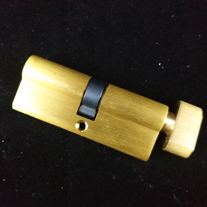 Vnútorný cylindr zámku na dvere, z čistého meďa, pre drevené dvere — 170 g, blister balenie, moderný minimalistický štýl