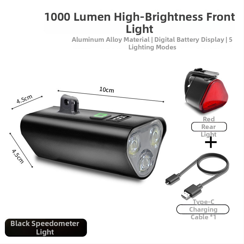 Predné svetlo pre cestný a horský bicykel, nočná jazda, s uchytením na zavesenie (Kód produktu 1239; Značka: Beautiful shirt; Dovoz: Nie)