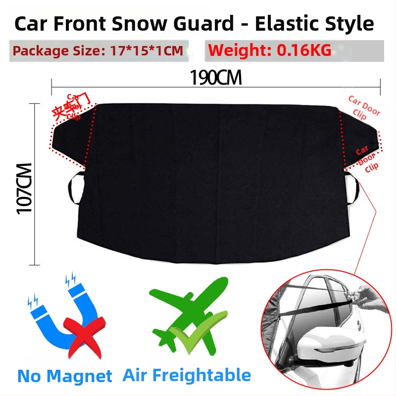 Priekinis automobilio sniego dangtelis, Oxford audinys, magnetinis tvirtinimas, suderinama su Toyota, individualus logotipas