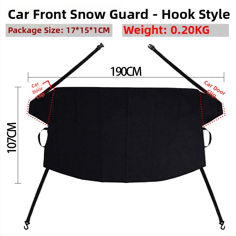 Priekinis automobilio sniego dangtelis, Oxford audinys, magnetinis tvirtinimas, suderinama su Toyota, individualus logotipas