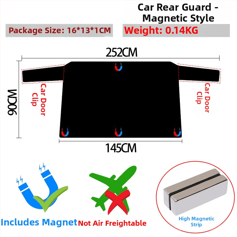 Priekinis automobilio sniego dangtelis, Oxford audinys, magnetinis tvirtinimas, suderinama su Toyota, individualus logotipas