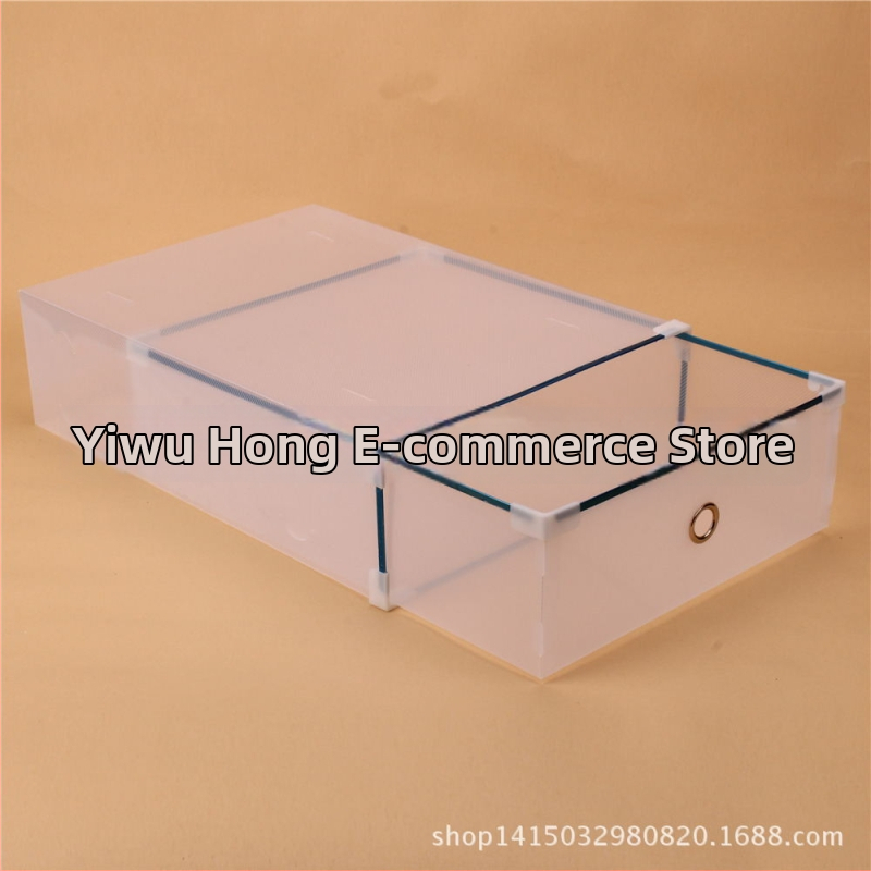 Kurpju kastīte ar metāla malu un atvilktni — viens̄kārs un moderns uzglabāšanas risinājums, caurspīdīgs PP materiāls (PP; Atvilktņu tips; Vienkāršs/Moderns; Caurspīdīgs; Svars 0,45 кг)