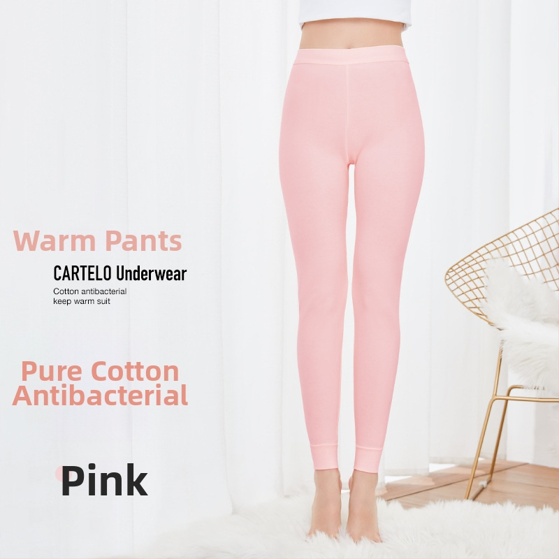 Moterų grynos medvilnės antibakterinės šilumos kelnaitės, vienos sluoksnio, 95–100% medvilnė, tankis 201–250 g/m²
