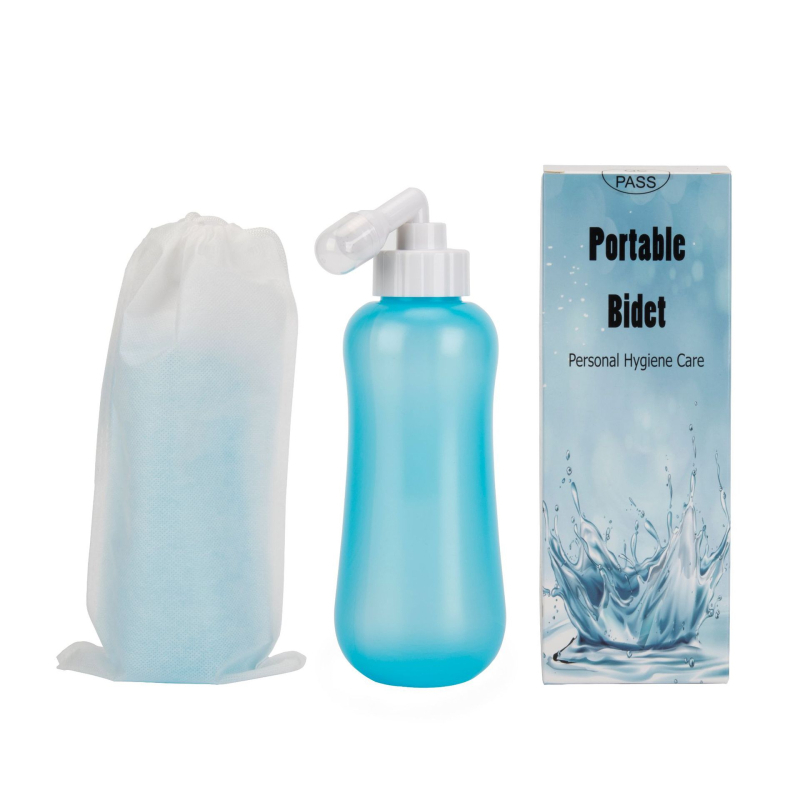 LSCOLO hordozható perineális irrigátor, ABS+EVA anyag, EU CE tanúsítvány, kézi működtetés