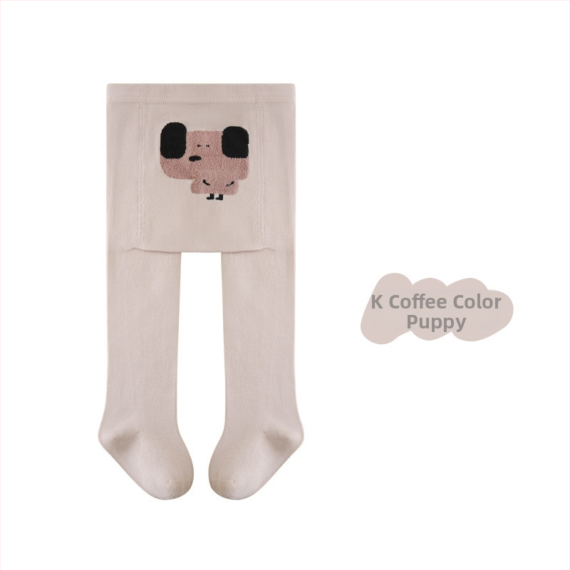 Laste sukkpüksid kammitud puuvillast karikatürimustriga, hingavad, kevad-sügiseks, unisex