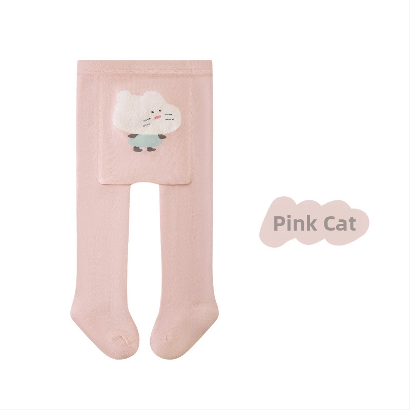 Laste sukkpüksid kammitud puuvillast karikatürimustriga, hingavad, kevad-sügiseks, unisex